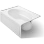 Windward Collection 60" Three Wall Alcove Soaking Bath Tub with Right Hand Drain