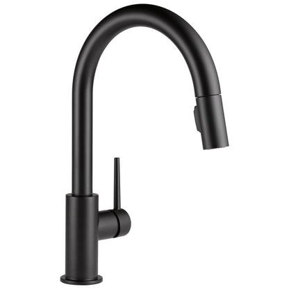 Trinsic® Kitchen Faucet, Deck Mount, ADA, 1 Lever Handle, 1-Hole, Matte Black