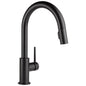 Trinsic® Kitchen Faucet, Deck Mount, ADA, 1 Lever Handle, 1-Hole, Matte Black