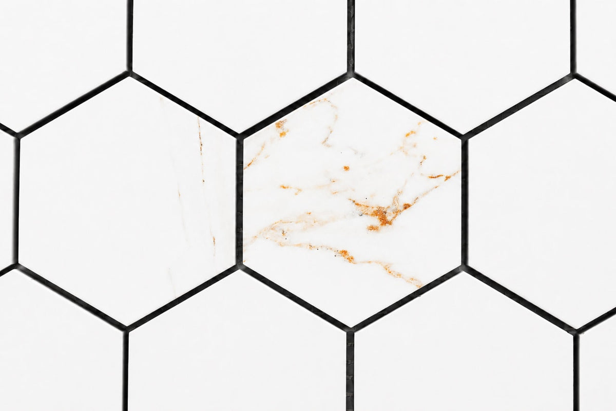 Regal Carrara 3" Hexagon