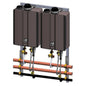 In-Line Tankless Rack, Wall Mount, 2 Units, Indoor, 398 Kbtu/hr, Natural Gas