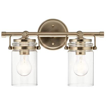 Brinley 2 Light 16" Wide Bathroom Vanity Light