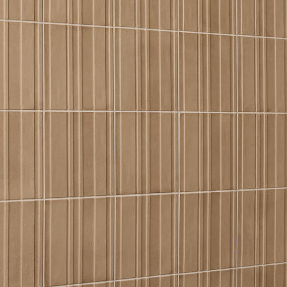 Crafthouse Jute Square, Fluted 8X8 Matte