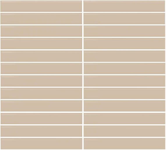 Keystones Urban Putty Straight Joint 2X2 Matte