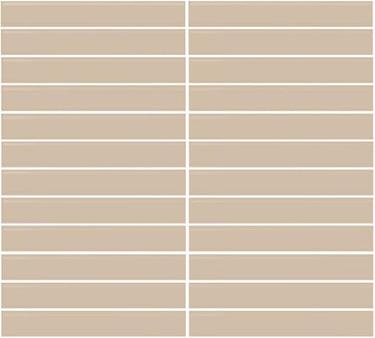 Keystones Urban Putty Straight Joint 2X2 Matte