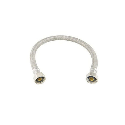 Flexible Water Supply, 1/2 in, FNPT, 36 in L, Braided Polymer