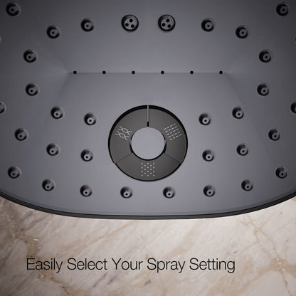 Statement 2.5 GPM Multi Function Shower Head with MasterClean Sprayface and Katalyst Air Induction Technology