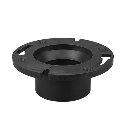 DWV Closet Flange, 4 in, Hub, ABS
