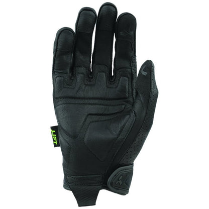 Pro Series TACKER Glove, Black/Black, Genuine Leather AntiVibe L