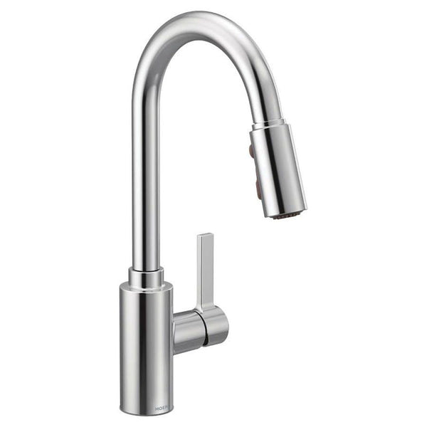 Genta™ Kitchen Faucet, Deck Mount, ADA, 1 Lever Handle, 1 or 3-Hole, Polished Chrome