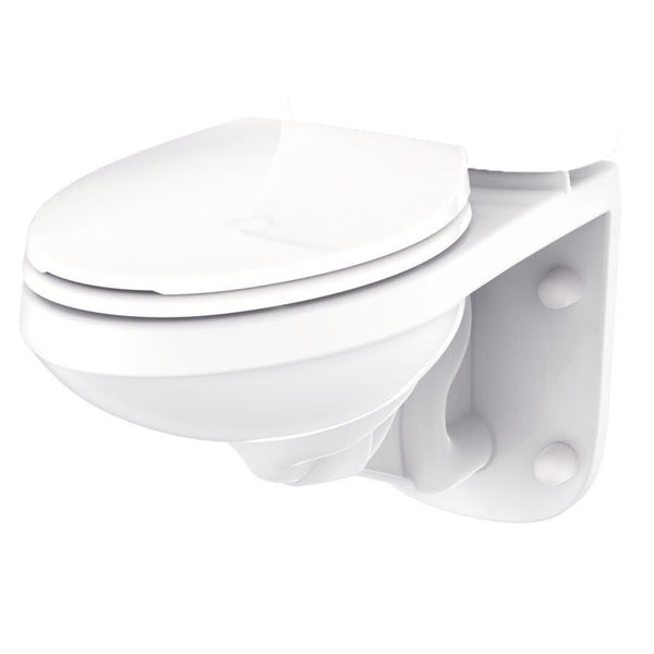 Maxwell® Toilet Bowl, Wall Mount, 4 in Rough, ADA, Elongated, White