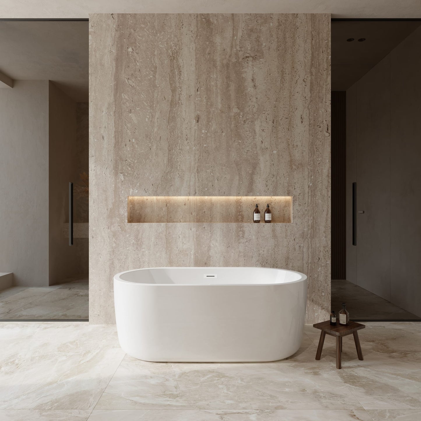 Juliette Freestanding Bathtub - 60W x 23H x 31.25D