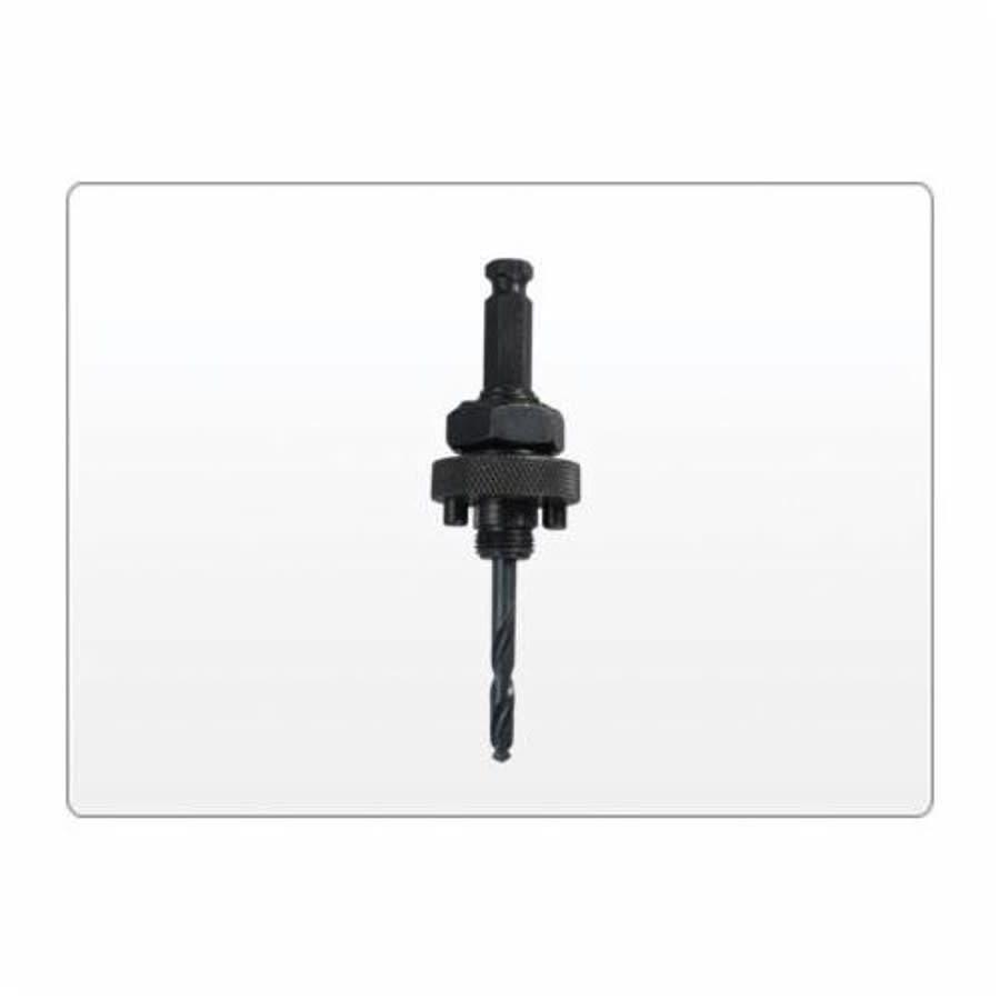 Standard Hole Saw Arbor, 1/2 in, 1/4 in, Pilot Drill, Steel