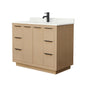 Maroni Single Bathroom Vanity - 42W x 33.75H x 22D
