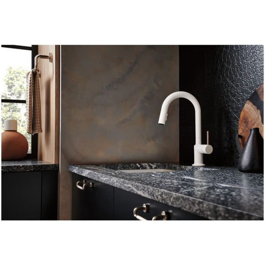 Odin Collection Pull-Down Kitchen Faucet Lever Handle