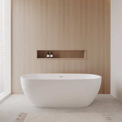 Juno Freestanding Bathtub - 71W x 23H x 32D