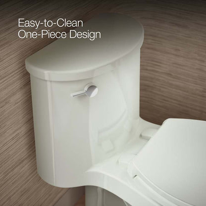 Adair 1.28 GPF One-Piece Elongated Comfort Height Toilet with AquaPiston Technology - Seat Included
