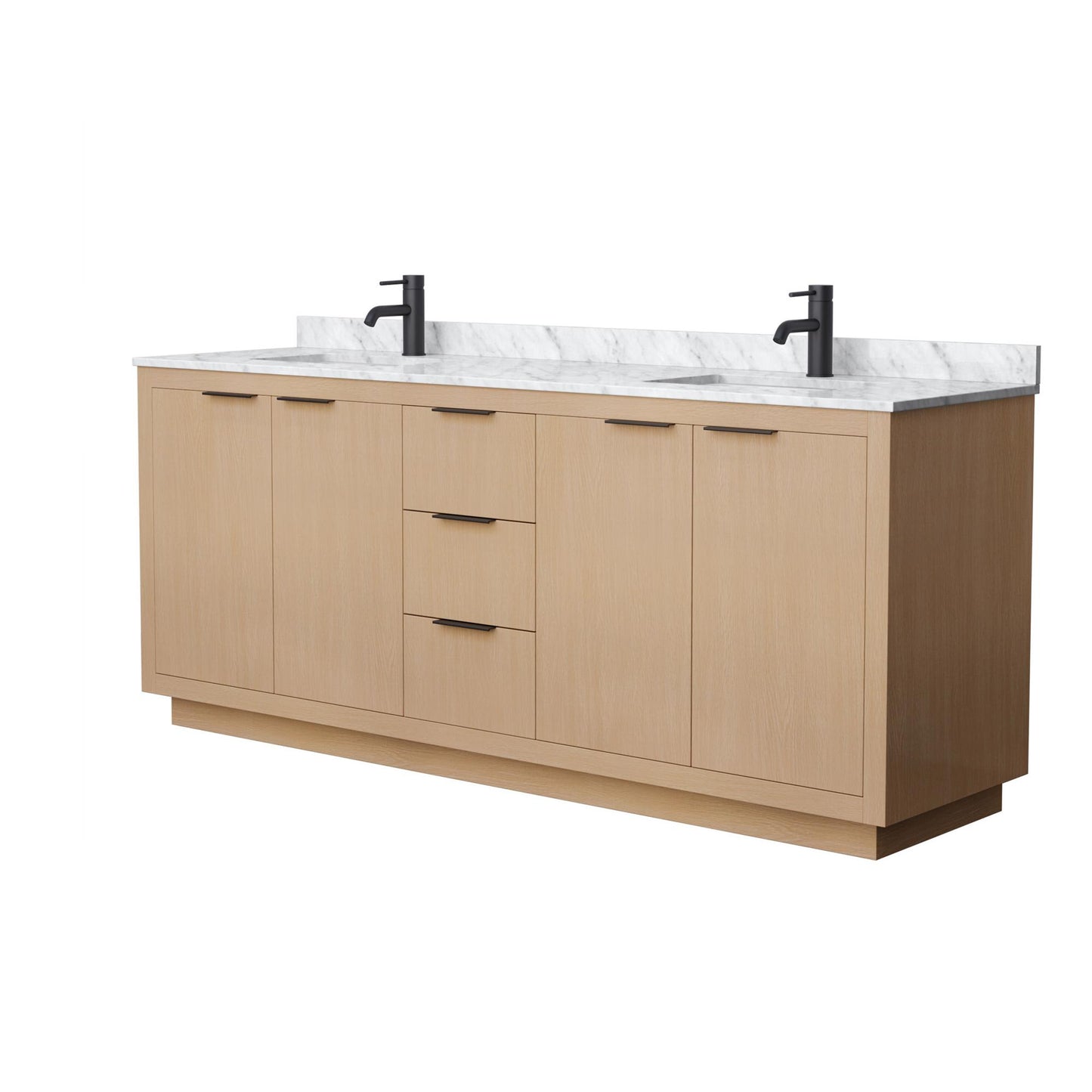 Maroni Double Bathroom Vanity - 80W x 33.75H x 22D