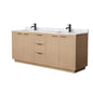 Maroni Double Bathroom Vanity - 80W x 33.75H x 22D
