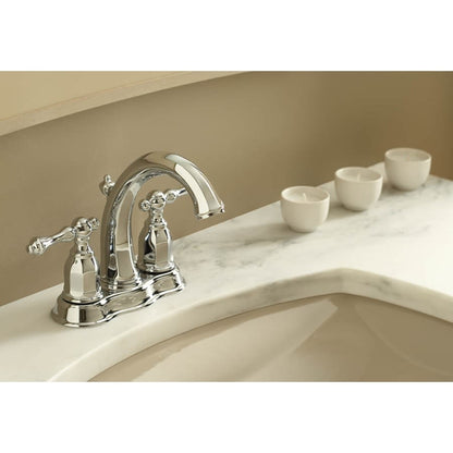 Kelston Centerset Bathroom Faucet - Free Metal Pop-Up Drain Assembly with purchase