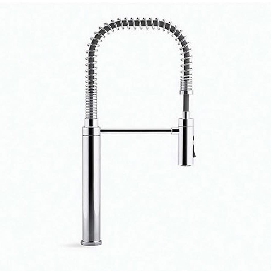 Purist® Kitchen Faucet, Deck Mount, ADA, 1 Lever Handle, 1-Hole, Polished Chrome