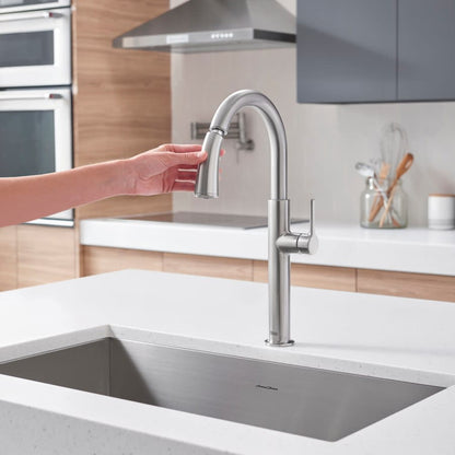 Studio S 1.8 GPM Single Hole Pull Down Kitchen Faucet with Re-Trax Technology