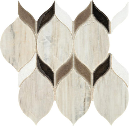 Fonte Pier White Blend Picket, Straight Edge 2X6 Mix