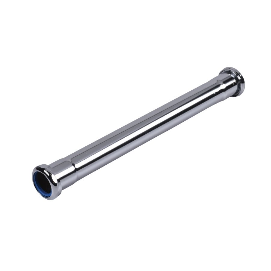 Tubular Extension, 1-1/2 in, Slip Joint, 20 ga, Chrome