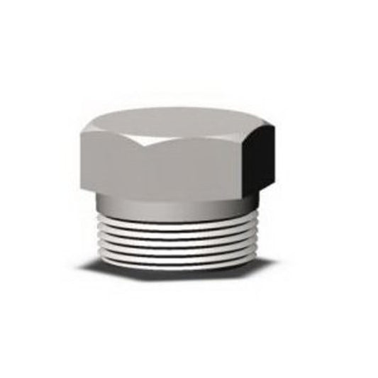 Hex Head Plug, 1 in, MNPT, SCH 80/XH, Forged Steel, 3000 lb