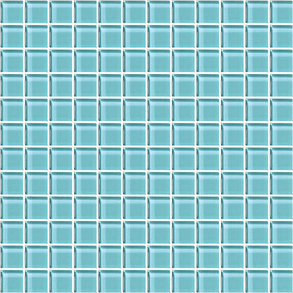 Color Appeal Fountain Blue Rectangle 2X8 Glossy