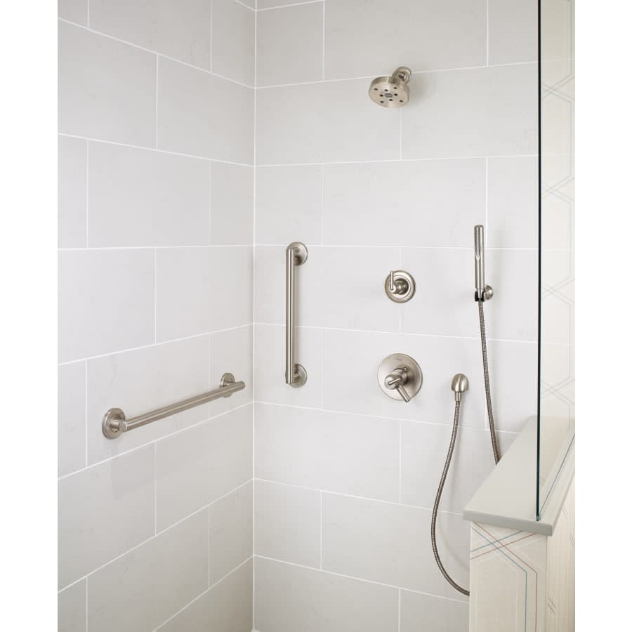 18" Grab Bar with Concealed Mounting, Contemporary Modern Design