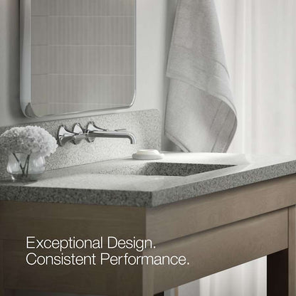 Tone 1.2 GPM Wall Mounted Widespread Bathroom Faucet