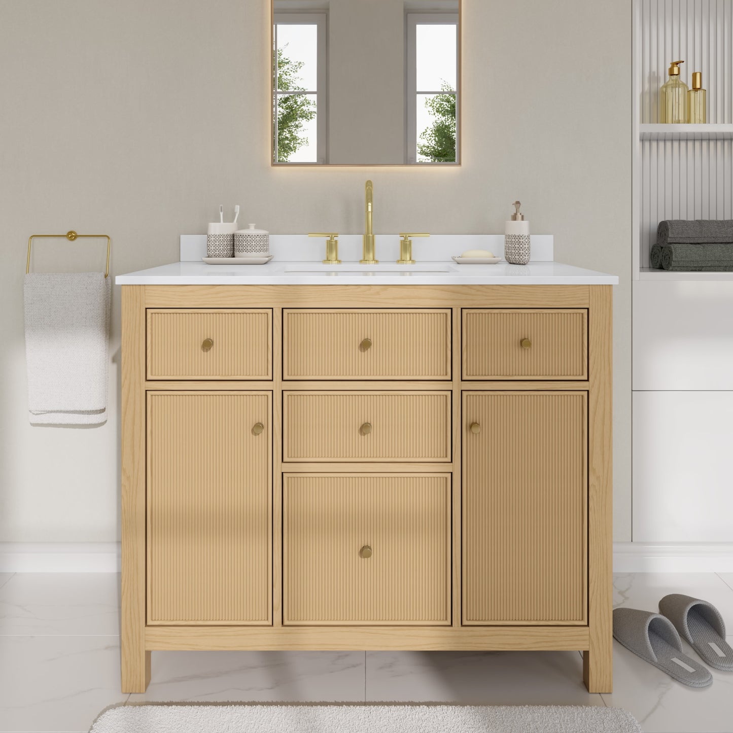 Pendry Single Bathroom Vanity - 42W x 35H x 22D