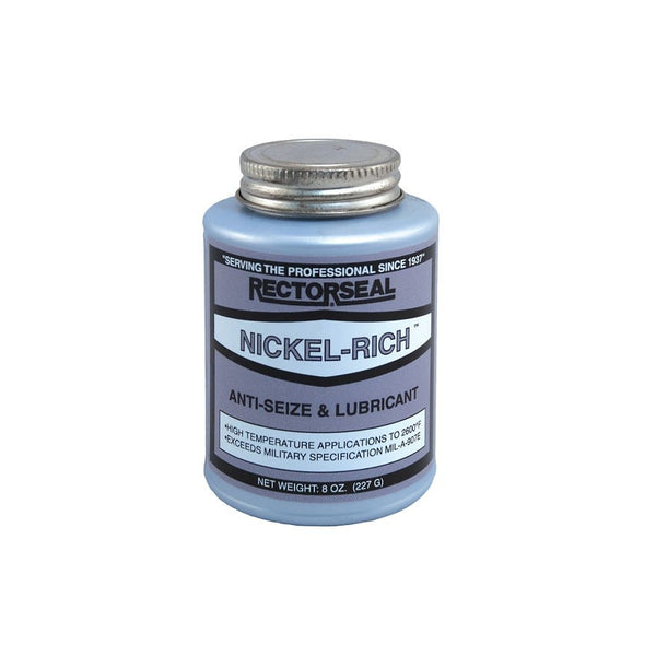 Nickel-Rich™ High Temperature Anti-Seize and Lubricant, 8 oz Can, Silver