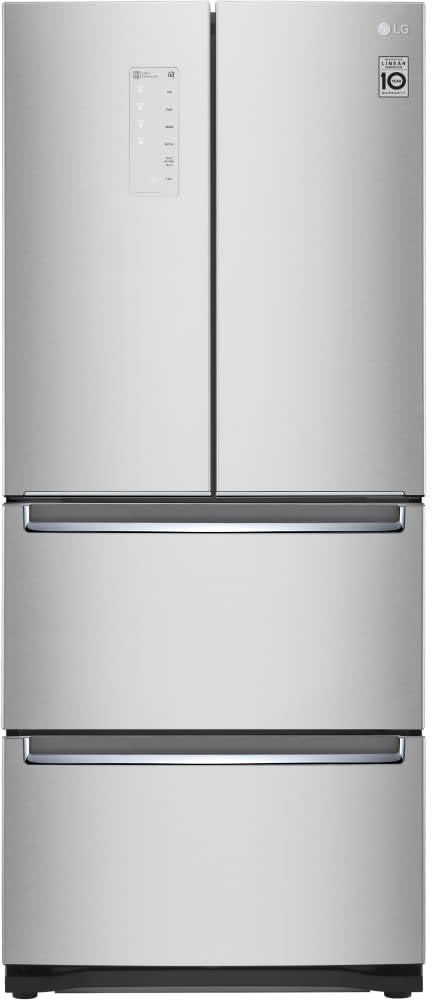 30"W 14.3Cuft Std French Door Fridge Stainless Steel (No Water/Ice)