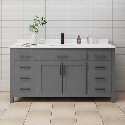 Beckett Single Bathroom Vanity - 66W x 35H x 22D