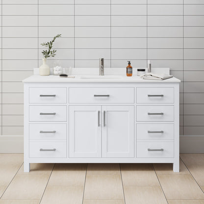 Beckett Single Bathroom Vanity - 60W x 35H x 22D