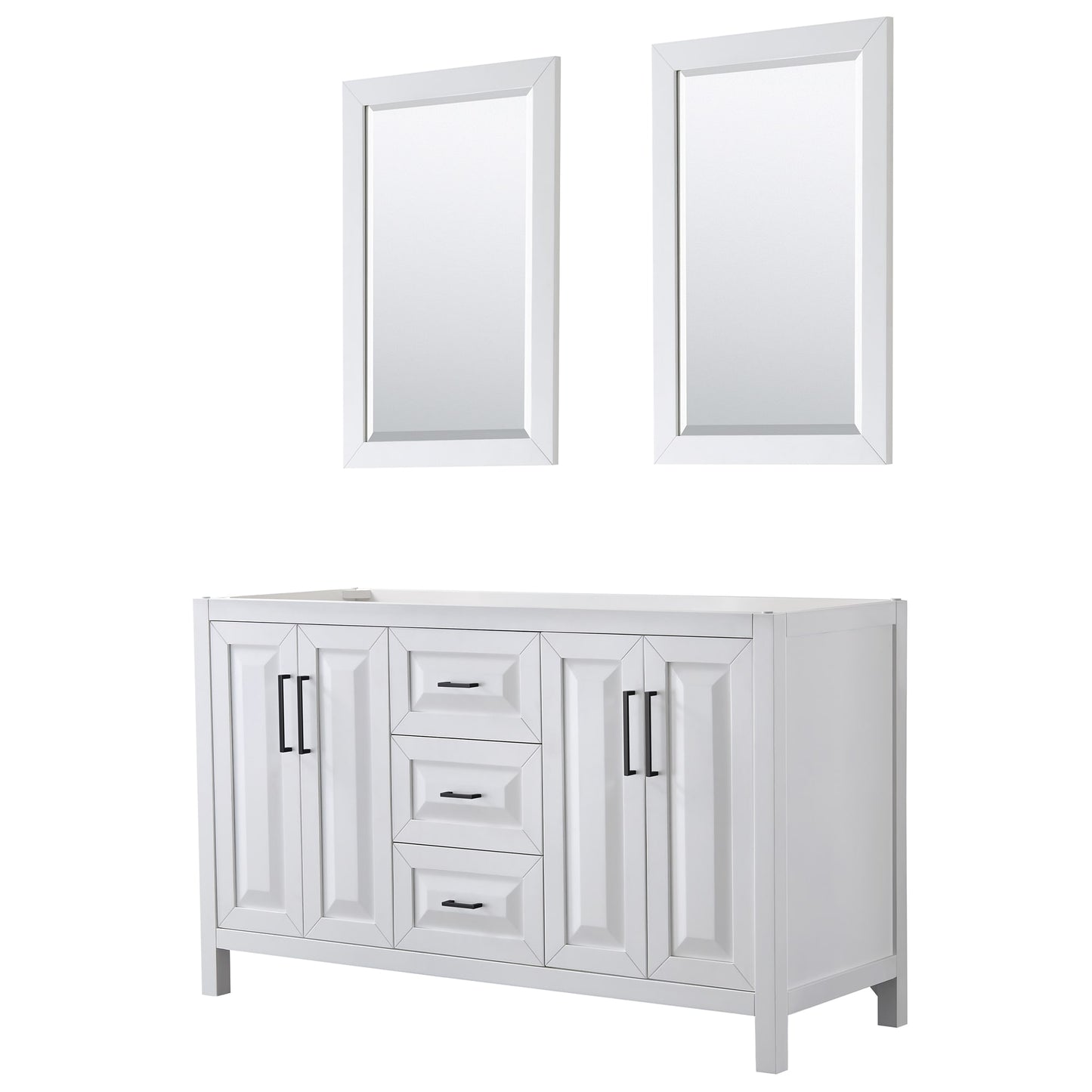 Daria Double Bathroom Vanity - 59W x 35H x 21.5D