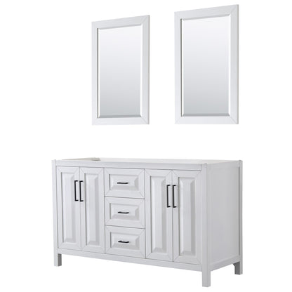 Daria Double Bathroom Vanity - 59W x 35H x 21.5D