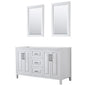 Daria Double Bathroom Vanity - 59W x 35H x 21.5D