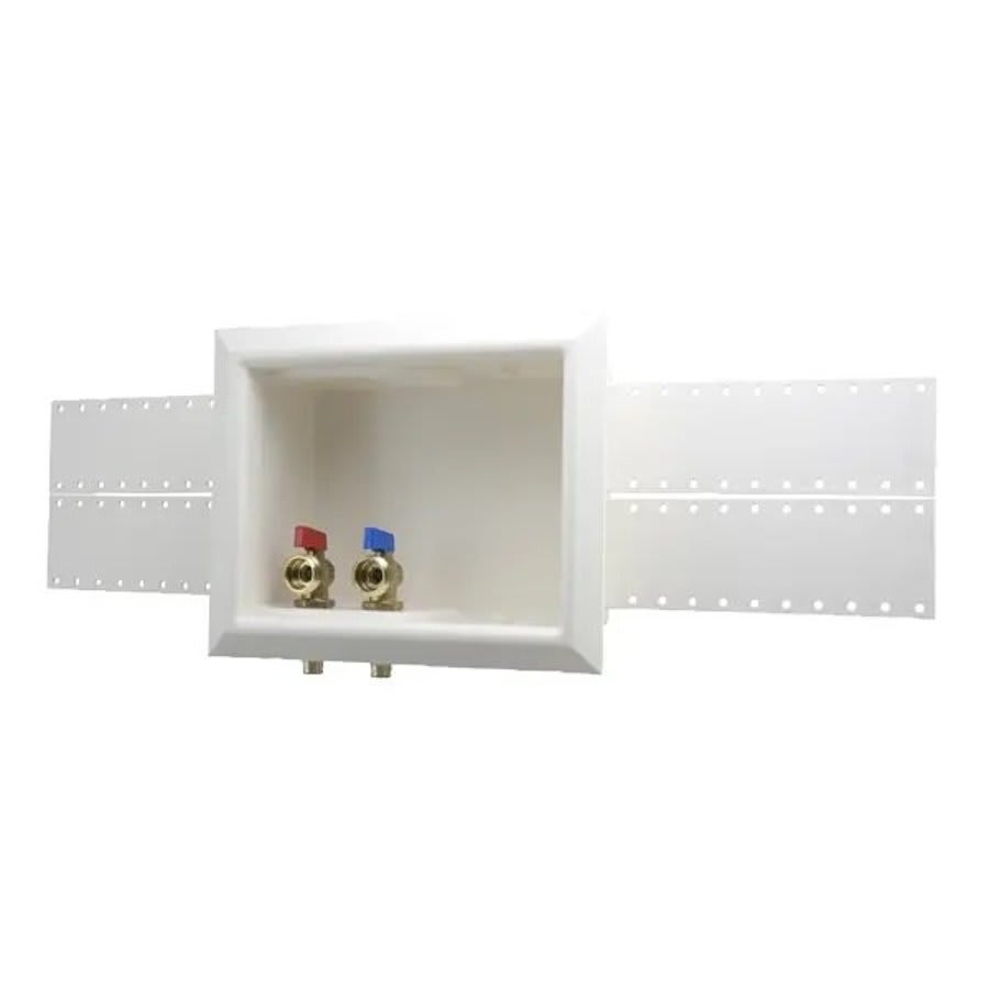 Outlet Box, For Use With Dual Drain Washing Machine, Polystyrene