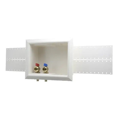 Outlet Box, For Use With Dual Drain Washing Machine, Polystyrene
