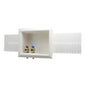 Outlet Box, For Use With Dual Drain Washing Machine, Polystyrene