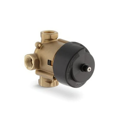 MasterShower® Rough-In Director Valve, 3/4 in FNPT Inlet x 1/2 in FNPT Outlet, 2/3 Ways, Brass Body