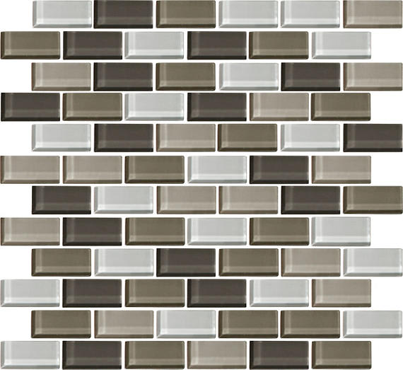 Color Wave Cashmere Brick 2X1 Glass