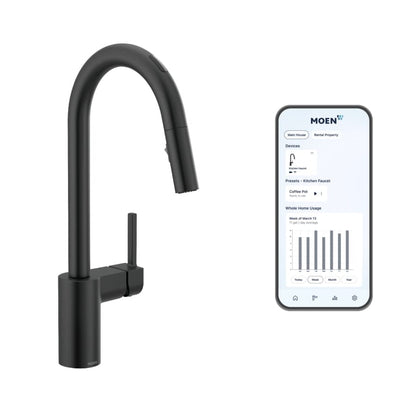 Align Smart Faucet 1.5 GPM Single Hole Pull Down Kitchen Faucet with Voice Control