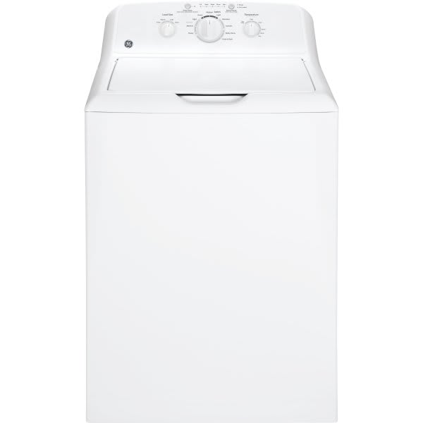 GE 3.8cf Top Ld Washer 10 Cycl 4 Lvl Wht