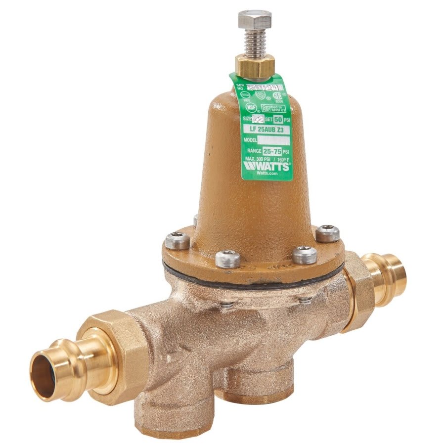 Pressure Reducing Valve, 1 in, Union Press, Bronze