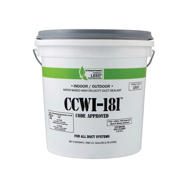 Duct Sealant, 1 gal, Gray