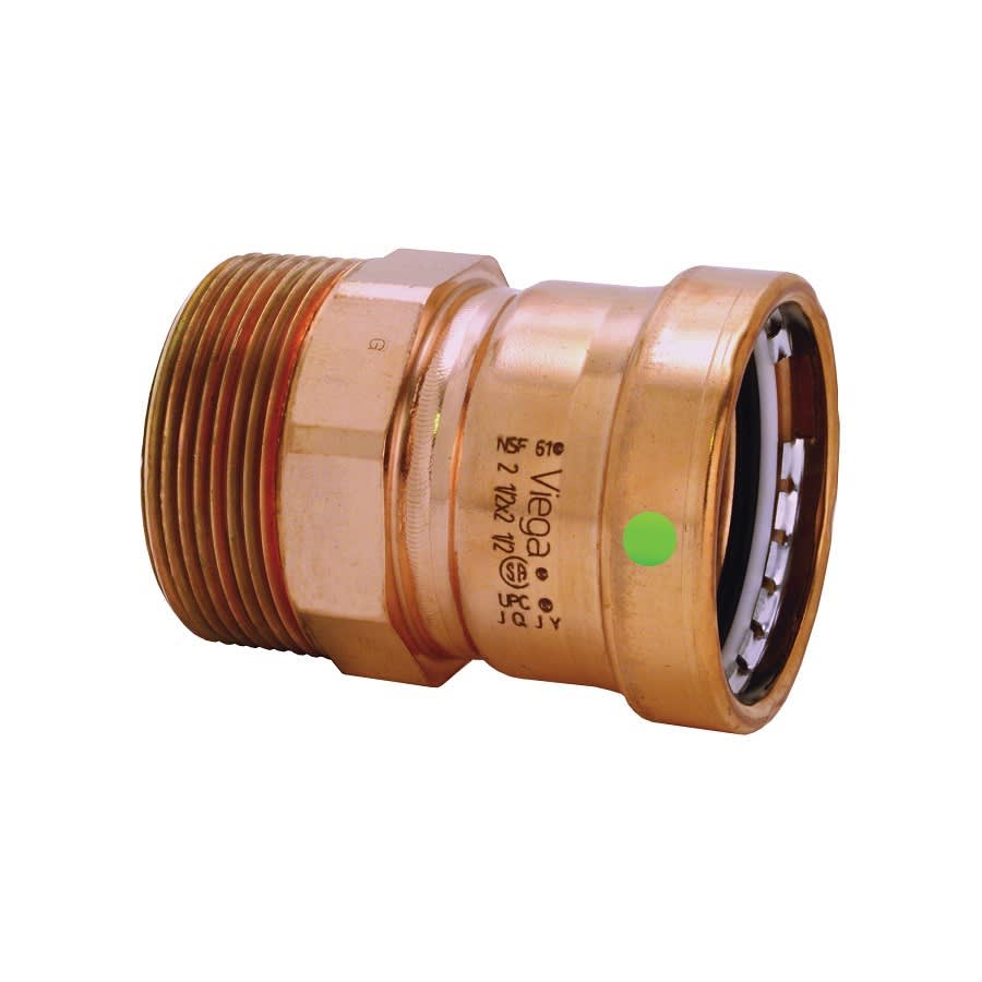 Male Adapter, 2-1/2 in, Press x MNPT, Copper